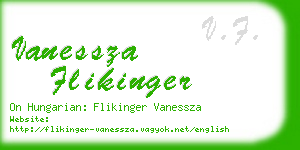vanessza flikinger business card